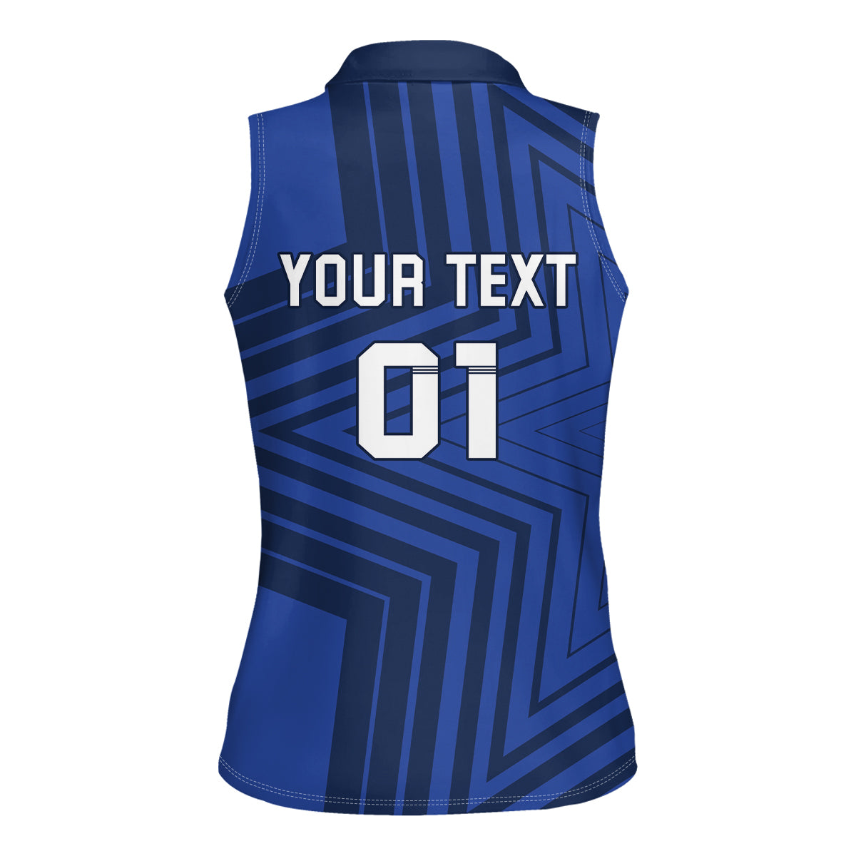 Custom France 2024 Football Women Sleeveless Polo Shirt Allez Les Bleus - Wonder Print Shop