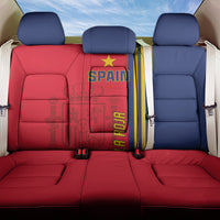 Spain 2024 Football Back Car Seat Cover La Roja Go Champions - Wonder Print Shop