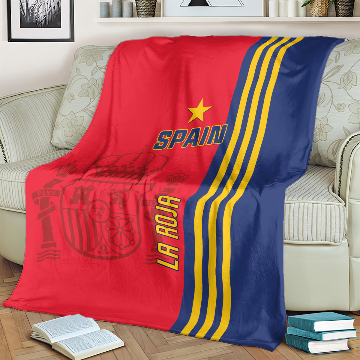 Spain 2024 Football Blanket La Roja Go Champions