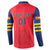 Custom Spain 2024 Football Button Sweatshirt La Roja Go Champions - Wonder Print Shop