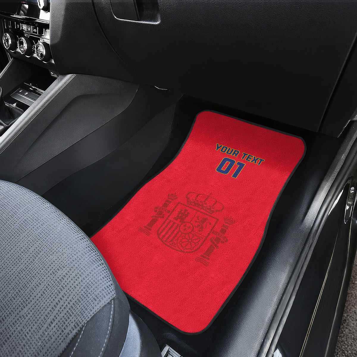 Spain 2024 Football Car Mats La Roja Go Champions - Wonder Print Shop