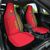 Spain 2024 Football Car Seat Cover La Roja Go Champions - Wonder Print Shop