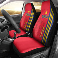 Spain 2024 Football Car Seat Cover La Roja Go Champions - Wonder Print Shop