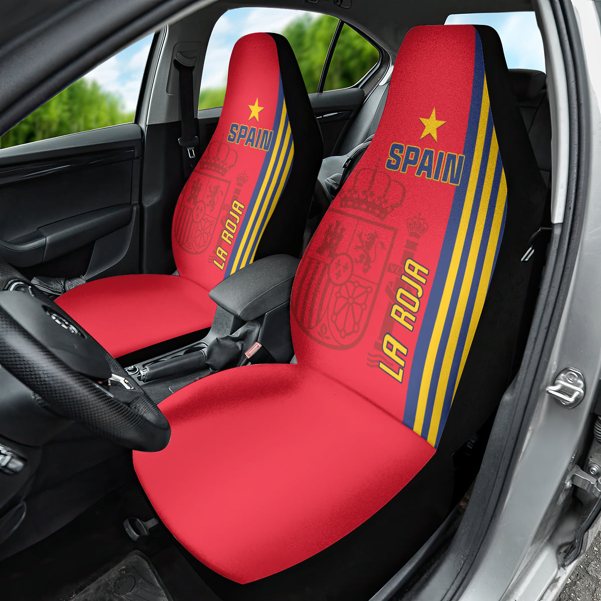 Spain 2024 Football Car Seat Cover La Roja Go Champions - Wonder Print Shop