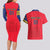 Custom Spain 2024 Football Couples Matching Long Sleeve Bodycon Dress and Hawaiian Shirt La Roja Go Champions - Wonder Print Shop
