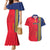 Custom Spain 2024 Football Couples Matching Mermaid Dress and Hawaiian Shirt La Roja Go Champions - Wonder Print Shop