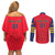 Custom Spain 2024 Football Couples Matching Off Shoulder Short Dress and Long Sleeve Button Shirt La Roja Go Champions - Wonder Print Shop