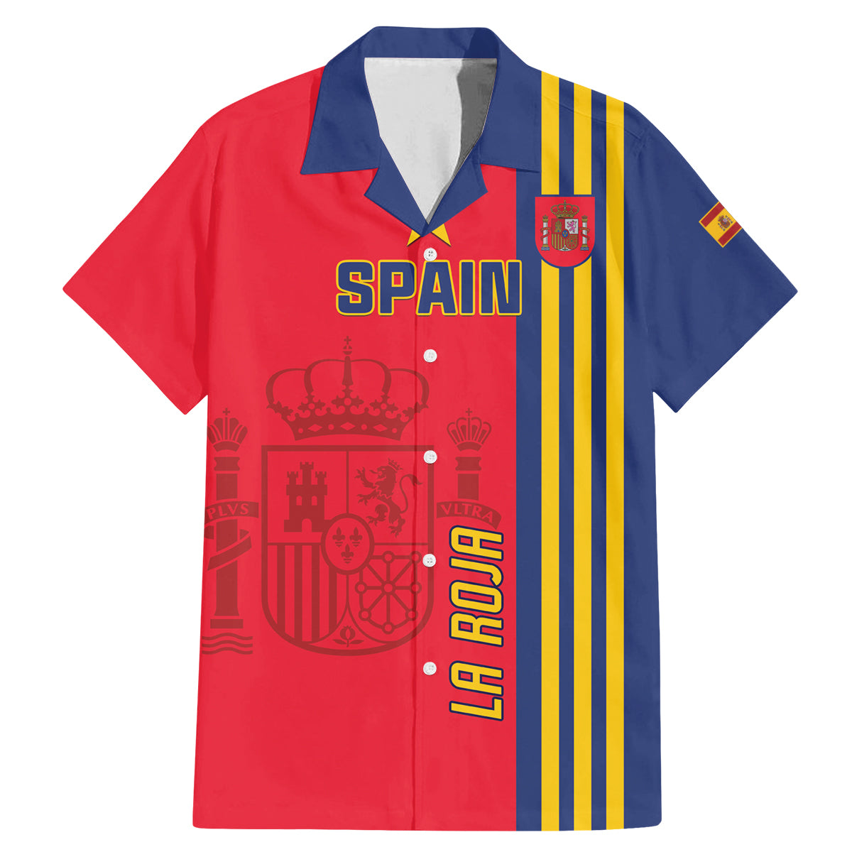 Custom Spain 2024 Football Family Matching Mermaid Dress and Hawaiian Shirt La Roja Go Champions - Wonder Print Shop