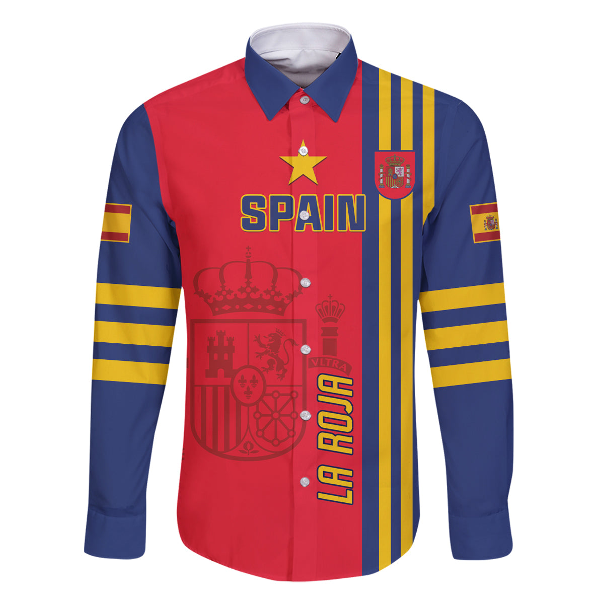 Custom Spain 2024 Football Family Matching Mermaid Dress and Hawaiian Shirt La Roja Go Champions - Wonder Print Shop