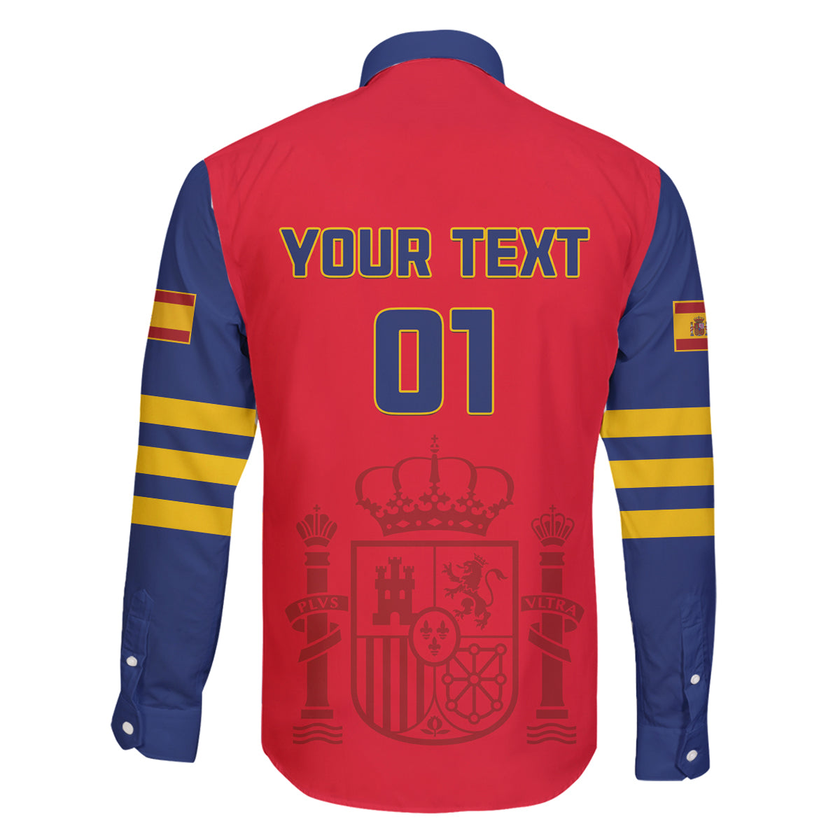 Custom Spain 2024 Football Family Matching Off The Shoulder Long Sleeve Dress and Hawaiian Shirt La Roja Go Champions - Wonder Print Shop