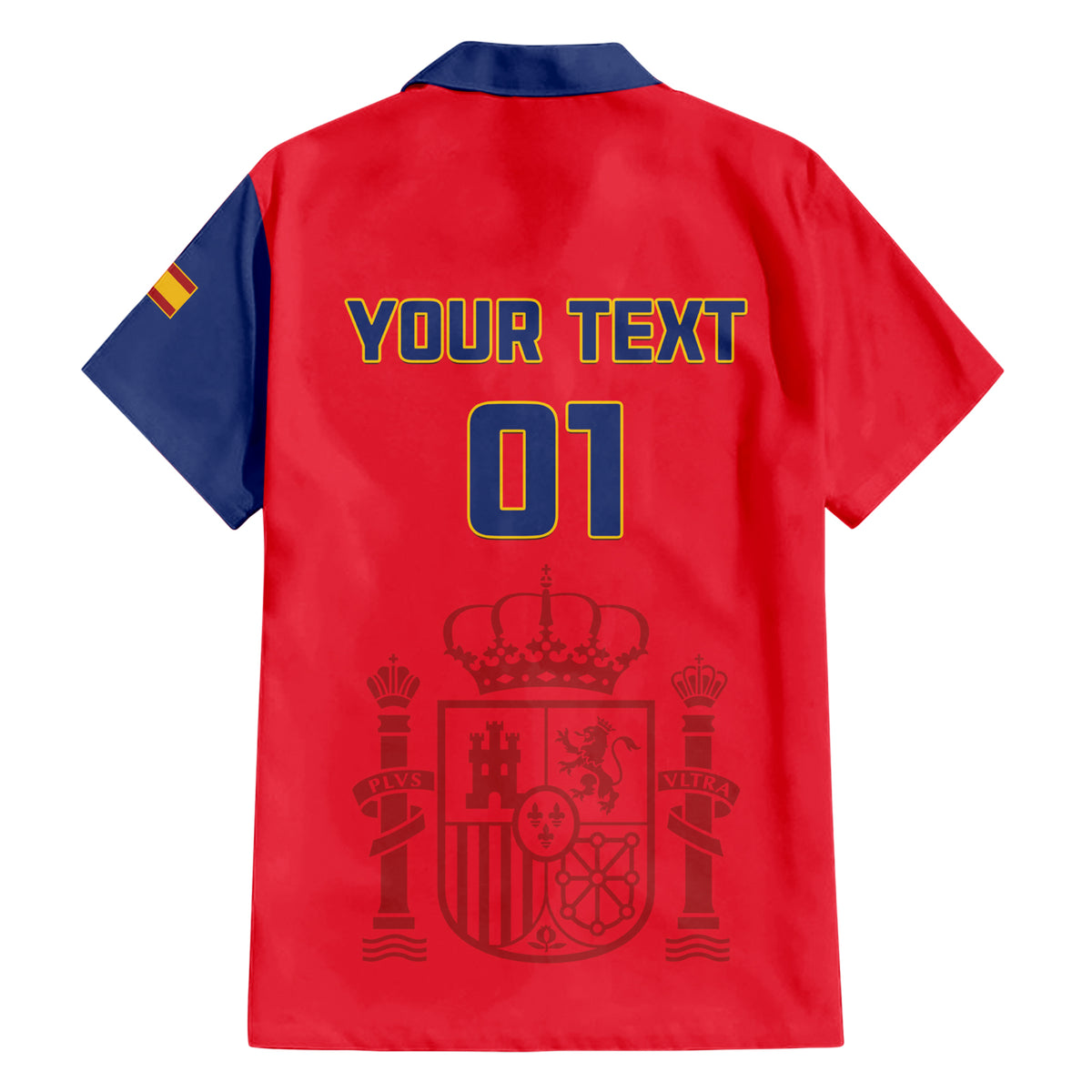 Custom Spain 2024 Football Family Matching Short Sleeve Bodycon Dress and Hawaiian Shirt La Roja Go Champions - Wonder Print Shop