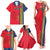 Custom Spain 2024 Football Family Matching Tank Maxi Dress and Hawaiian Shirt La Roja Go Champions - Wonder Print Shop