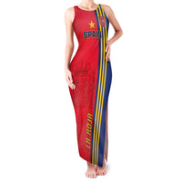 Custom Spain 2024 Football Family Matching Tank Maxi Dress and Hawaiian Shirt La Roja Go Champions - Wonder Print Shop