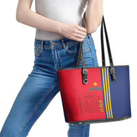 Spain 2024 Football Leather Tote Bag La Roja Go Champions - Wonder Print Shop
