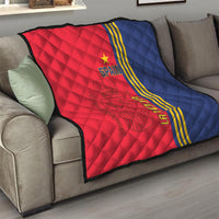 Spain 2024 Football Quilt La Roja Go Champions - Wonder Print Shop