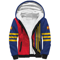 Custom Spain 2024 Football Sherpa Hoodie La Roja Go Champions - Wonder Print Shop