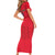 Custom Spain 2024 Football Short Sleeve Bodycon Dress La Roja Go Champions - Wonder Print Shop