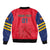 Custom Spain 2024 Football Sleeve Zip Bomber Jacket La Roja Go Champions - Wonder Print Shop