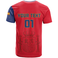 Custom Spain 2024 Football T Shirt La Roja Go Champions - Wonder Print Shop
