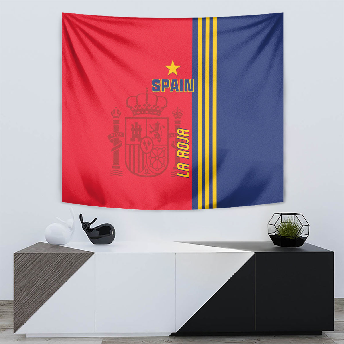 Spain 2024 Football Tapestry La Roja Go Champions - Wonder Print Shop