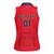 Custom Spain 2024 Football Women Sleeveless Polo Shirt La Roja Go Champions - Wonder Print Shop