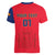 Custom Spain 2024 Football Women V-Neck T-Shirt La Roja Go Champions - Wonder Print Shop