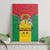 Sao Tome and Principe Independence Day Canvas Wall Art Coat Of Arms Mix African Pattern - Wonder Print Shop