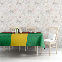 Sao Tome and Principe Independence Day Tablecloth Coat Of Arms Mix African Pattern - Wonder Print Shop