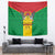 Sao Tome and Principe Independence Day Tapestry Coat Of Arms Mix African Pattern - Wonder Print Shop