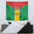 Sao Tome and Principe Independence Day Tapestry Coat Of Arms Mix African Pattern - Wonder Print Shop