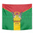 Sao Tome and Principe Independence Day Tapestry Coat Of Arms Mix African Pattern - Wonder Print Shop
