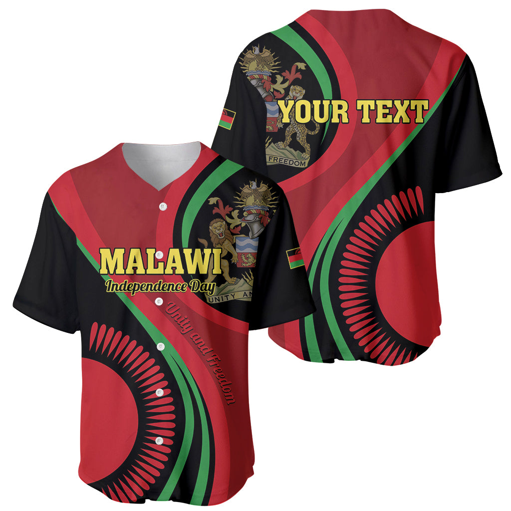 Malawi Independence Day Baseball Jersey Unity and Freedom - Wonder Print Shop
