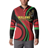 Malawi Independence Day Button Sweatshirt Unity and Freedom - Wonder Print Shop