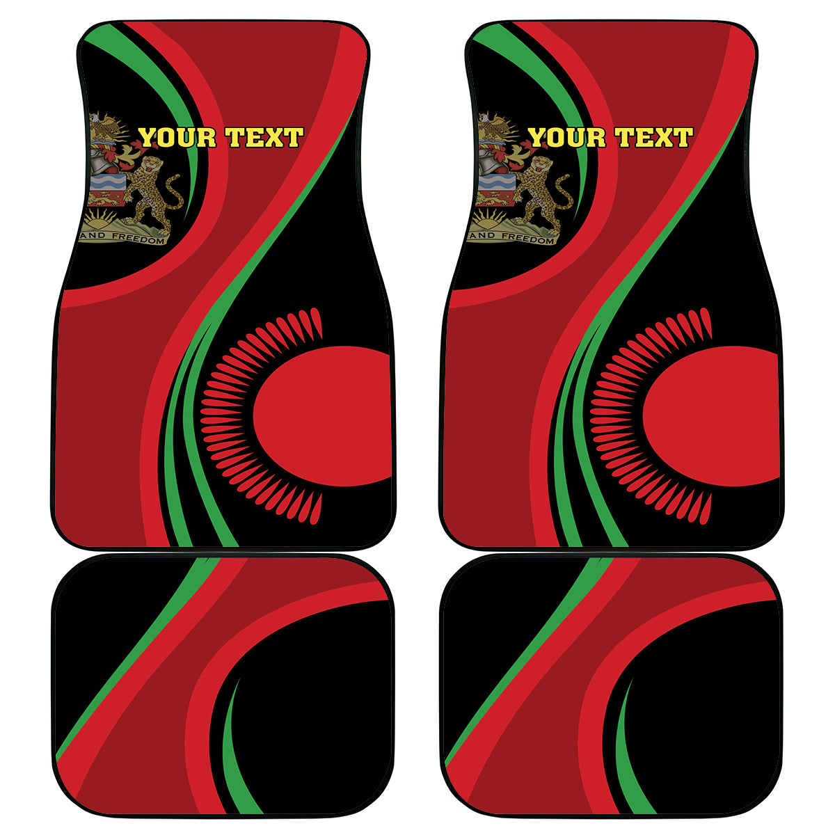 Malawi Independence Day Car Mats Unity and Freedom - Wonder Print Shop