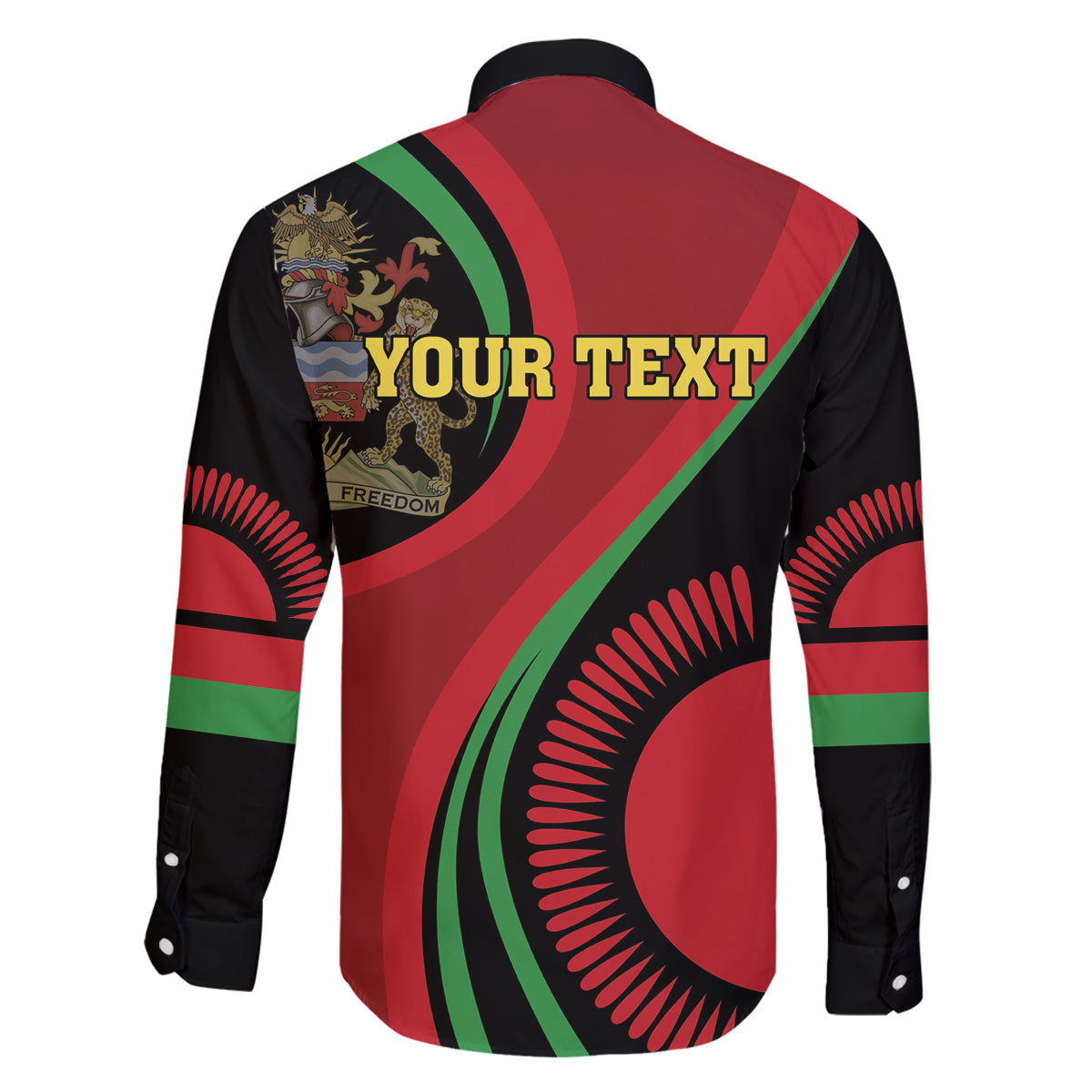 Malawi Independence Day Family Matching Long Sleeve Bodycon Dress and Hawaiian Shirt Unity and Freedom - Wonder Print Shop