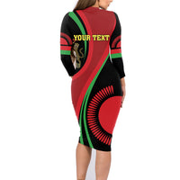 Malawi Independence Day Family Matching Long Sleeve Bodycon Dress and Hawaiian Shirt Unity and Freedom - Wonder Print Shop