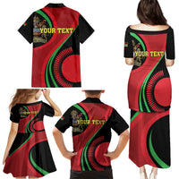 Malawi Independence Day Family Matching Puletasi and Hawaiian Shirt Unity and Freedom - Wonder Print Shop