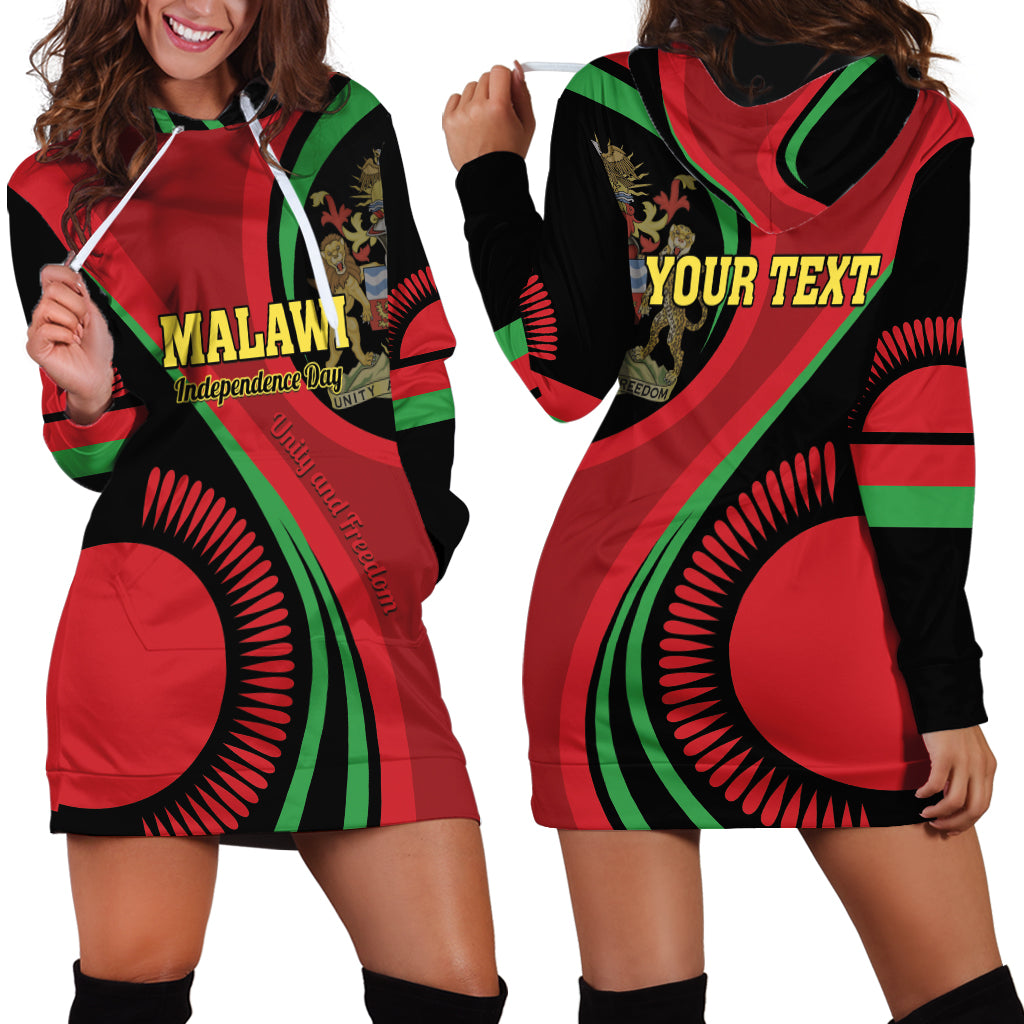 Malawi Independence Day Hoodie Dress Unity and Freedom - Wonder Print Shop