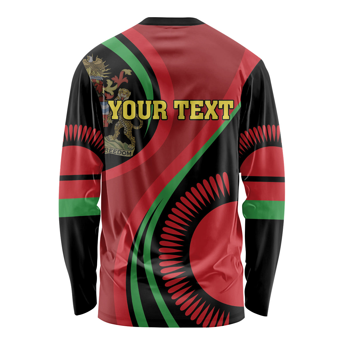 Malawi Independence Day Long Sleeve Shirt Unity and Freedom - Wonder Print Shop
