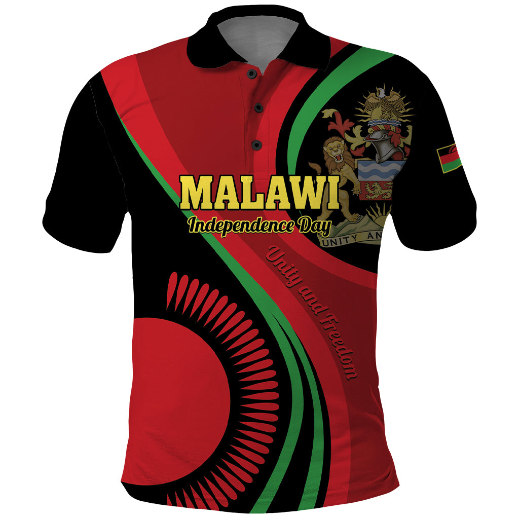 Malawi Independence Day Polo Shirt Unity and Freedom