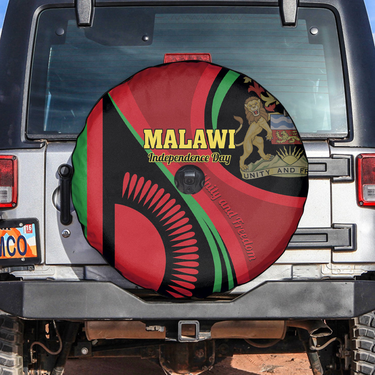 Malawi Independence Day Spare Tire Cover Unity and Freedom - Wonder Print Shop