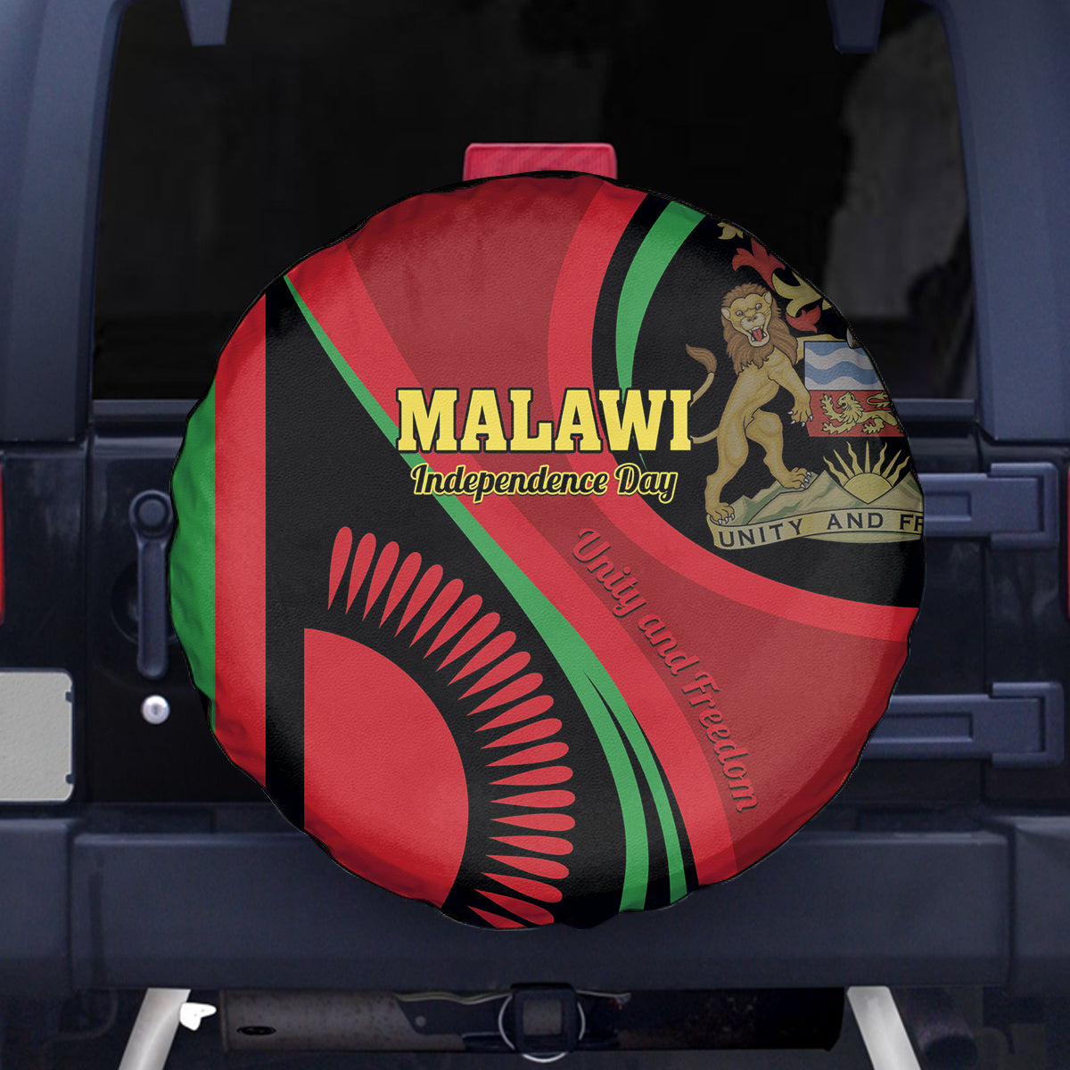 Malawi Independence Day Spare Tire Cover Unity and Freedom - Wonder Print Shop