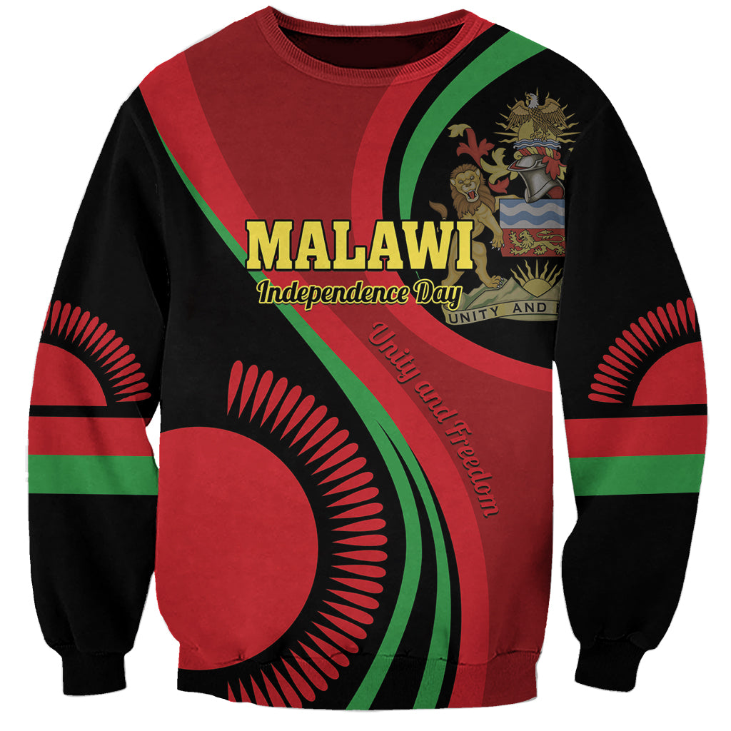 Malawi Independence Day Sweatshirt Unity and Freedom - Wonder Print Shop