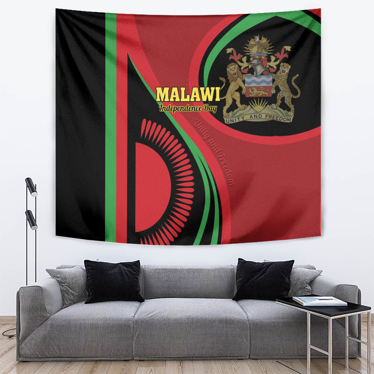 Malawi Independence Day Tapestry Unity and Freedom - Wonder Print Shop
