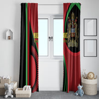 Malawi Independence Day Window Curtain Unity and Freedom - Wonder Print Shop