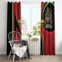 Malawi Independence Day Window Curtain Unity and Freedom - Wonder Print Shop