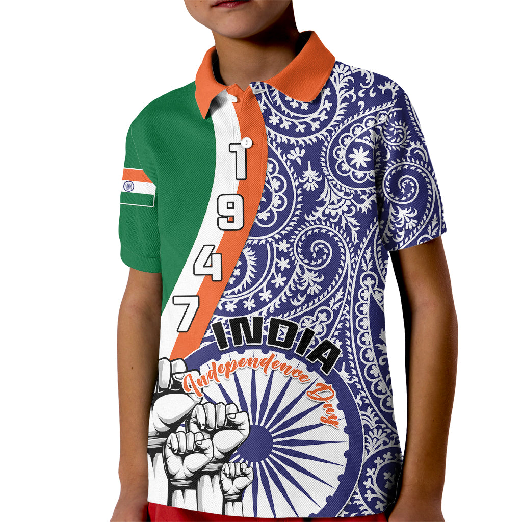 india-independence-day-kid-polo-shirt-indian-paisley-pattern