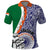 India Independence Day Polo Shirt Indian Paisley Pattern - Wonder Print Shop