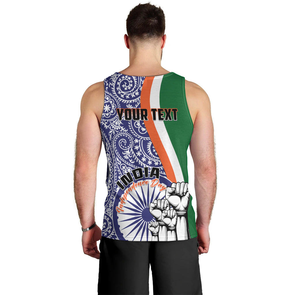 personalised-india-independence-day-men-tank-top-indian-paisley-pattern