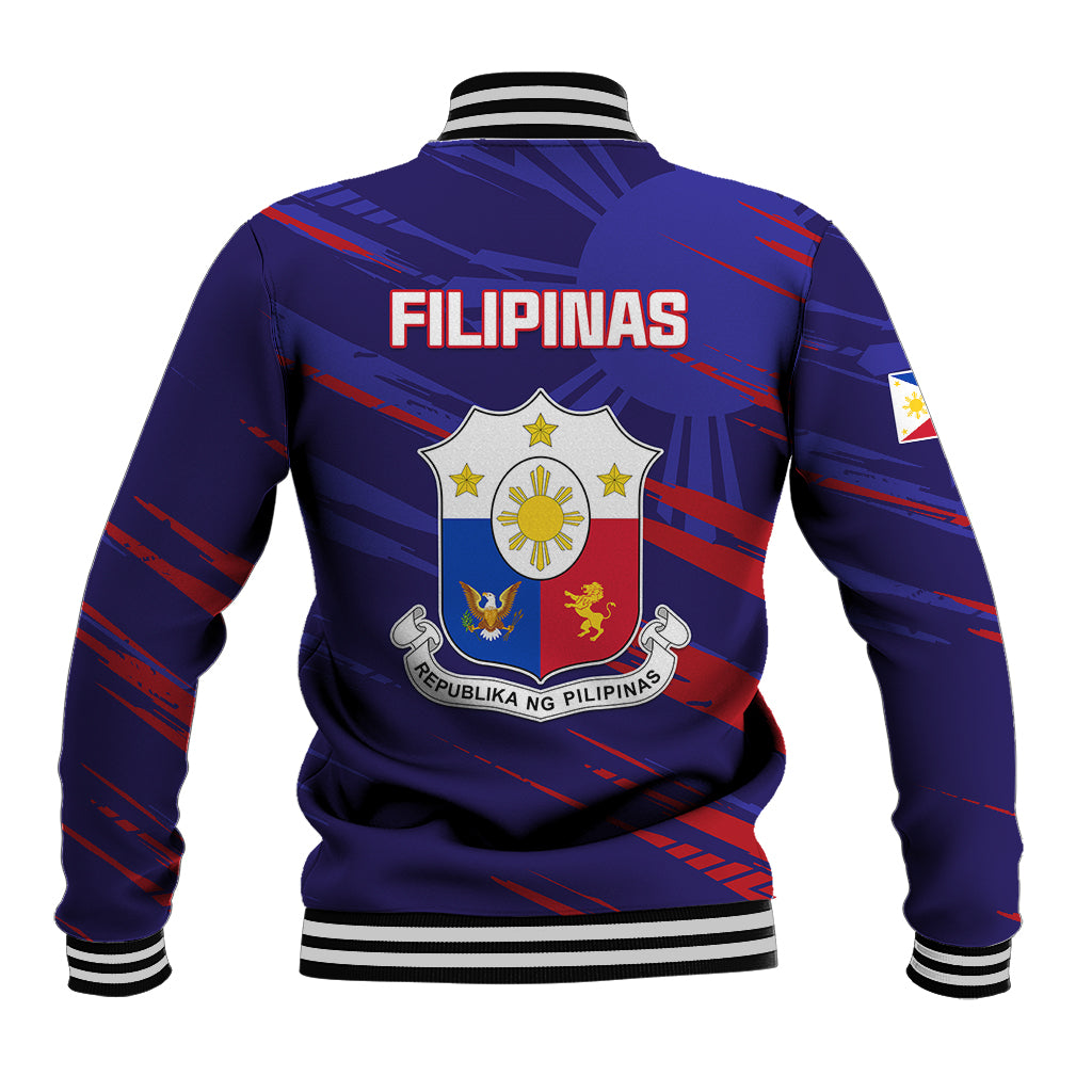 Philippines Football Baseball Jacket Filipinas Lion Sporty Style - Wonder Print Shop